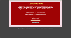 Desktop Screenshot of ezln.org.mx