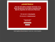 Tablet Screenshot of ezln.org.mx
